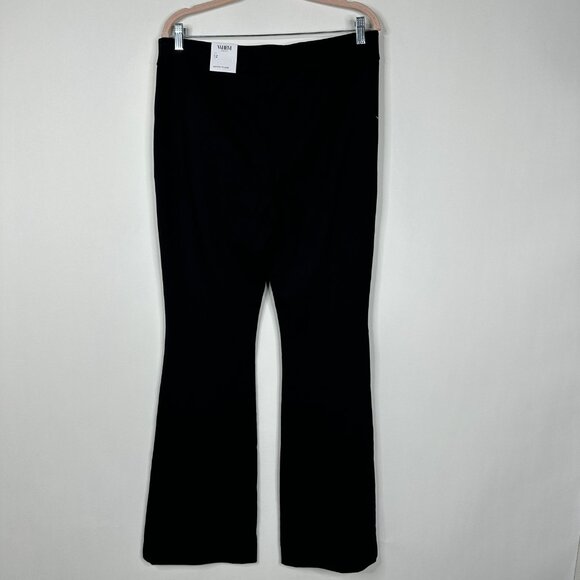NWT White House Black Market Pull on Skinny Flare Pants Black 12R #WHBM19 - Picture 3 of 9